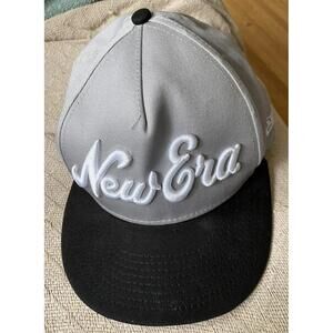 New Era Advertising Baseball Hat M-L Adjustable Snapback
